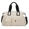 Bolsa de viagem portátil para compras de viagem feminina, bolsa especial à prova d'água em tecido Oxford, bolso multifuncional, bolsa separada para seco e molhado para mulheres