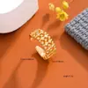 Anillo de pareja tiembla rápido mano al por mayor cobre puro sin decoloración anillo más que color plata s925 diseño minoritario femenino sentido