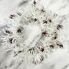 2 m Decoración de Muñeco de Nieve Navideño Arreglo Palitos de Lana de Color Decoración de Árbol de Navidad Calcetín Navideño Macarrón Palitos de Colores
