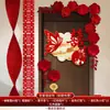 Conjunto de Decoração de Quarto de Casamento para Porta de Entrada, Adesivos de Porta de Quarto de Casamento com Palavras Felizes, Guirlandas de Quarto, Suprimentos para Casamento