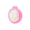 Peine Plegable de Aire para Dulces Portátil con Tapa abatible Peine Masajeador con Espejo de Maquillaje Portátil Mini Peine de Bolsa de Aire de Aspecto Elegante