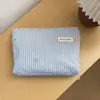 Bolsa de Almacenamiento Simple con Lazo, Bolsa Interior Esencial para Viaje, Bolsa para Retoques de Maquillaje, Bolsa de Almacenamiento de Cosméticos Portátil de Gran Capacidad para Mujeres