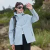 Chaqueta Softshell de Alta Gama para Exteriores para Hombres y Mujeres, Completamente Sellada, Estilo Montaña, Viajes, Montañismo, Ropa para Compras Grupales, Chaqueta Estampada