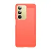 Funda para Teléfono Realme 14X Cobertura Total Realme 14X Fibra de Carbono Cepillada TPU Funda Protectora Resistente a Caídas