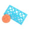 Suministro Directo de Fábrica de Molde para Hornear Flor Decorativa para Masa de Fondant para Pastel, Patrón de Malla de Impresión DIY en Relieve para Fondant