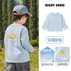 Camiseta de Manga Larga para Niños Estilo Europeo Derecho Primavera y Otoño 2026 Nueva Prenda Superior para Niños Medianos y Grandes Ropa Interior Ropa para Niños Ropa de Otoño para Bebés