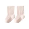 Calcetines para Bebé 2026 Invierno Nuevos Engrosados Cálidos Color Sólido Borde Suelto Sin Costuras Para Niños y Niñas Calcetines de Algodón de Caña Media