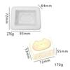 Molde de Silicona para Apretar Dibujo Animado Cachorro Bizcocho Animalito Muñeca Linda Forma de Animal Galleta Tostada DIY Molde de Silicona para Apretar