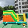 Fabricantes de comércio exterior animais PVC inflável cama saltitante castelo inflável slide diversões inflável slide home