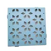 Nuevo Revestimiento de Aluminio Perforado Pared Onda Perforada Decoración de Pared Exterior Diseño Fondo de Pared Material Placa de Aluminio Cortada