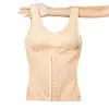 Chaleco Térmico de Otoño e Invierno para Mujer con Cierre de Botones, Moldeador de Cintura, Forrado de Polar, Engrosado, No Necesita Sujetador, Ropa Interior Térmica para Mujer