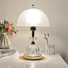 Nueva Lámpara de Mesa K9 de Cristal 2025 Moda de Gama Alta Casual Dormitorio Mesita de Noche Luz Lujo Más Fácil de Combinar Estudio Boda Hogar