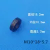 Buje de nylon Manguito de rodamiento de plástico Manguito de posicionamiento Espaciador Poste de soporte PA6 Manguito hueco Poste pasante Aislamiento Espaciador de fijación Manguito espaciador