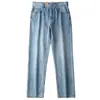 2026 Novo Jeans Masculino de Cânhamo Fino Respirável Absorvente de Suor Confortável Versátil Lavável de Verão, Corte Reto Solto
