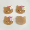 Super Hada Dulce Plumeria Cabeza de Gato Kt Accesorios Tocado DIY Pasador Funda de Teléfono Celular Parche Decoración Agujero Zapato Combinación
