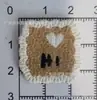 Venta Directa de Fábrica de Etiquetas Tejidas de Dibujos Animados de Línea Especial, Etiquetas Bordadas con Borde Cerrado, Accesorios para Ropa, Decoraciones para Zapatos y Sombreros, y Decoraciones para Bolsas