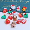 Mini Navidad 15 hecho a mano para niños diy pegamento crema funda para teléfono tocado horquilla joyería resina accesorios al por mayor