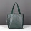 Saco de Papel Dupont Personalizado Retro Impermeável Sacola de Lona para Compras Papel Kraft Ecológico Bolsa de Mão Publicitária Logotipo Impresso Personalizado