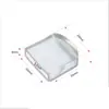 Manga de Tubo Plano Transparente de PVC 5X25 mm Manga de Sellado Cuadrada - Manga Protectora de Goma Blanda para Muebles/Manga de Tubo Plano