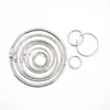 Anillos metálicos para carpetas de anillas abiertas, anillos de hierro para libros, anillos para encuadernación de álbumes y calendarios, anillos de tarjeta desmontables, varios tamaños disponibles en stock