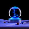 Flor Fada 3d 3d laser interior esculpindo bola de cristal criativo Starry Sky atmosfera noite luz decoração transfronteiriço atacado