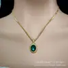 Moda Francesa Elegante Temperamento Zirconia Collar Diseño Personalizado Acero de Titanio Gargantilla para Mujeres No se Desvanece Cadena Versátil para Clavícula