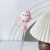 Nova tampa de palito à prova de poeira de 10 mm de diâmetro, fofa, com desenho de pinguim, manga de palito reciclável, fornecimento direto transfronteiriço