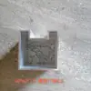 Tubo Cóncavo de Aleación de Aluminio, Tubo Ranurado, Abrazadera para Escalera, Pasamanos de Vidrio, Tubo Cuadrado de Aluminio con Forma Cóncava, Tubo Cuadrado Ranurado en Forma de U