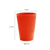 Taza de Paja de Trigo Más Vendida Transfronteriza, Taza Simple con Patrón Digital para el Hogar, Taza de Plástico Grande para el Hogar, Taza para Cepillarse los Dientes para Dormitorio