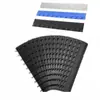 Tira de Clips de 10 Agujeros Tira de Borde A4 3-35mm Tira de Clips para Encuadernación de Hojas Sueltas Anillo Negro para Hojas Sueltas Tira de Clips Blanca Azul para Hojas Sueltas