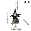 Decoração de Halloween Cruzada Sino de Vassoura de Bruxa Pingente Casa Assombrada Decorações de Teto Decoração de Cena de Feriado Suprimentos Atacado