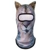 Facekini con Patrón de Animales 3D Transfronterizo, Máscara de Protección Solar, Esencial para Viajes Divertidos de Verano al Aire Libre, Capucha para Ciclismo