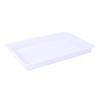 Contenedor Cuadrado Plano de Plástico, Contenedor para Congelador, Contenedor de Hielo con Esquinas Cuadradas, Charola de Hielo Rectangular para Hot Pot Picante, Caja de Almacenamiento, Engrosado