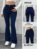 2026 Calças Longas Flare Elegantes e Confortáveis para Mulheres Transfronteiriças Jeans Versátil Estilo Americano em Estoque Atacado Tendência