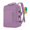 Tela Oxford Portátil Negocios Doble Hombro Nuevo Portátil Expansible Independiente Bolsa para Computadora Mochila Compartimento para Zapatos Moderno Ligero