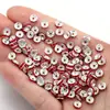 Accesorios para Joyería DIY Anillo de Taladro de Color Pulsera de Cuentas con Pedrería Anillo Espaciador de Diamantes Rueda Anillo 6mmV109