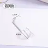 Fivela de Gancho Acrílico Gancho de Metal Espessado Gancho Adesivo DIY Gancho Transparente para Pendurar Adesivo Forte Sem Furar