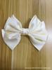 Coreia do Sul de alta qualidade de cetim preto Big Bow Hairpin Feminino Spring Clip de alta qualidade Temperamento Top Clip Hairpin Acessórios para o cabelo