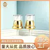 Bomba Dispensadora con Tapa, Rosca 18 Electroplateada, Tapa Transparente Grande de Doble Capa para Botella Dispensadora de Loción, Cosmético y Gel de Ducha con Cabezal de Bomba de Presión