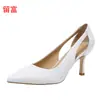 Liu Fu En Stock Nuevo Modelo Primavera 2026 Comercio Exterior Tallas Grandes Zapatos de Mujer Punta Fina Tacón de Aguja Moda Sandalias de Tacón Alto