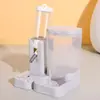 Alimentador automático para hamster com rolamento de esferas e garrafa de água multifuncional, dois em um 0,05 kg para animais de estimação pequenos como hamsters dourados