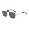 Gafas de sol de doble puente de moda, nuevo estilo retro, geniales y elegantes, adecuadas para pesca al aire libre y conducir, gafas de protección solar para hombres y mujeres