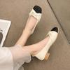 Zapatos suaves de noche estilo francés de una sola capa para mujer, otoño 2024, planos, suaves, informales, sin cordones, para embarazadas.