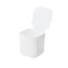 Mini Lixeira de Mesa para Casa com Tampa para Sala de Estar Mesa de Centro Lixeira Pequena para Escritório Lixeira com Tampa Flip