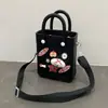 Bolsa Portátil de Eva para Praia com Furos DIY 2024 Nova Venda Quente de E-commerce Transfronteiriço Bolsa Quadrada Pequena Impermeável para Armazenamento