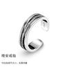 Anillo para hombre moderno anillo único retro casual Ins personalizado anillo para niños anillo moderno para hombre abierto ajustable anillo de cola
