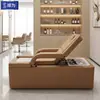 Cama Eléctrica para Lavado de Cabello para Salones de Belleza, Cama de Masaje Estilo Tailandés para Salones de Belleza con Circulación de Agua y Terapia de Vapor para Tratamientos Capilares
