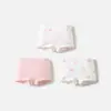 Calzoncillos tipo bóxer de algodón para niñas Balabala, Pantalones cortos para niños pequeños y mayores, Amigables con la piel, No ajustan, Paquete de tres