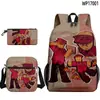Producto de Juego Transfronterizo 3D Nuevo Set de Tres Piezas Forsaken Gubby de Mochila Escolar Estampada, Estuche y Bolso de Hombro