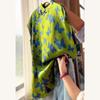 En Stock Nuevas Blusas Estilo Chino Verano 2025 Modernas Únicas de Nicho Hermosas Verdes de Manga Corta